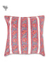 20s Cotton Cushion Cover in Floral Block Print